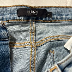 Hudson cropped flare jeans